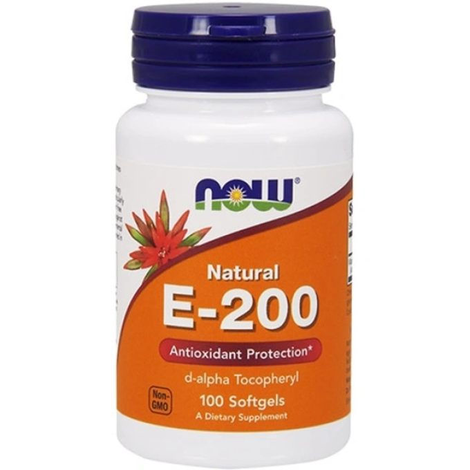 Витамин NOW FOODS E-200 DA 100 капсул NS33013